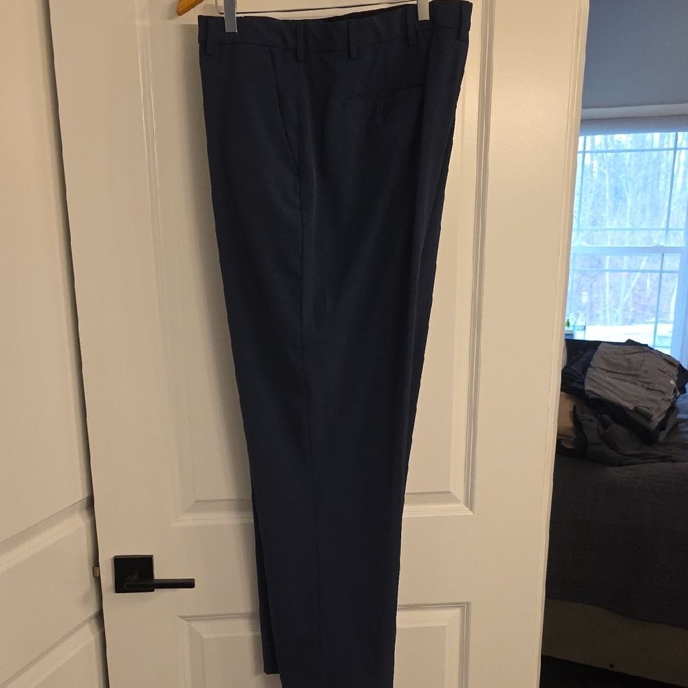 Van Heusen Men's Dark Blue Dress Pants